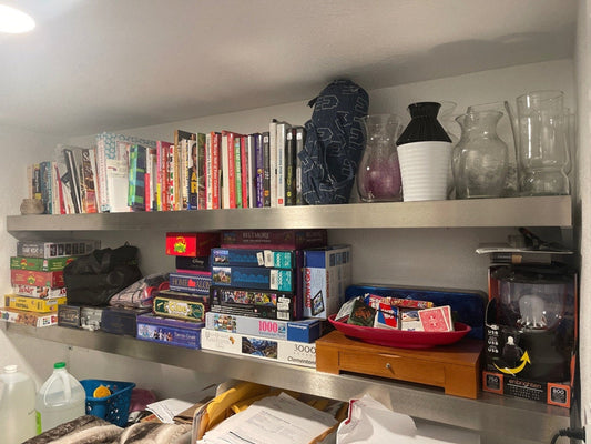 How much weight can floating stainless steel shelves actually hold?